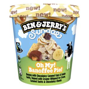 Ben & Jerry's Sundae Oh My! Banoffee Pie!