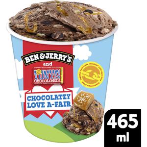 Ben & Jerry's Tony's chocolonely love a-fair