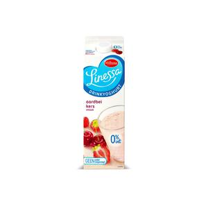 Milbona Linessa Yoghurtdrink aardbei-kers