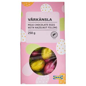 IKEA VARKANSLA Melkchocolade-ei met hazelnootvulling