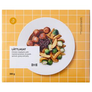 IKEA LATTLAGAT Kipgehaktballetjes met geroosterde aardappels