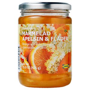 IKEA MARMELAD APELSIN & FLADER Sinaasappel- en vliermarmelade biologisch