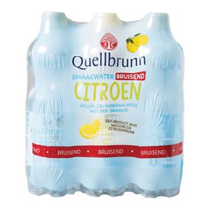 Quellbrunn Koolzuurhoudend smaakwater citroen 6-pack