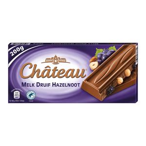 Chateau Melk druif hazelnoot chocolade