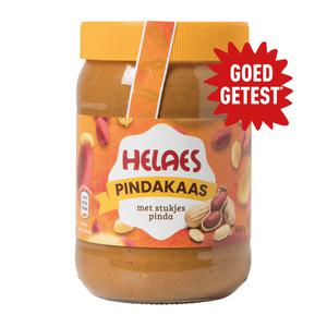 Helaes Pindakaas met stukjes pinda