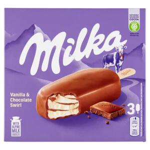 Milka Vanilla & Chocolate Swirl 3 Stuks