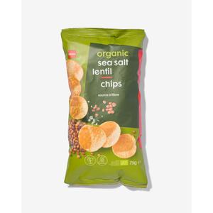 Hema linzenchips met zeezout 75gram