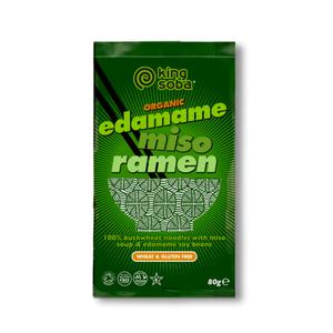 King Soba Edamame Miso Ramen Biologisch 80 gram