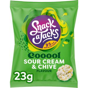 Snack a Jacks Crispies sour cream & chive