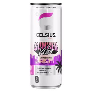 Celsius Summer Vibe Peach & Raspberry 330ml