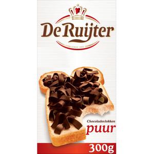 De Ruijter Chocoladevlokken puur