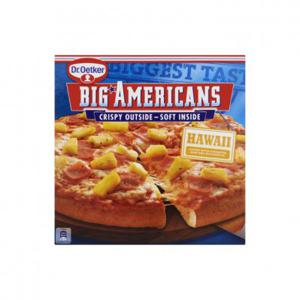 Dr. Oetker Big Americans pizza Hawaii