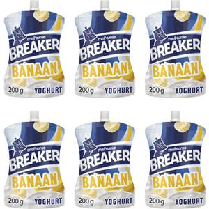 Melkunie Breaker banaan yoghurt 6-pack