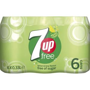 7up Free lemon & lime 6-pack