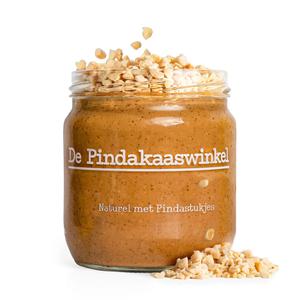 De Pindakaaswinkel Naturel met pindastukjes