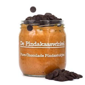 De Pindakaaswinkel Pure Chocolade met pindastukjes