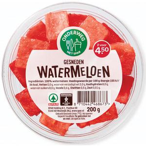 Spar watermeloen blokjes