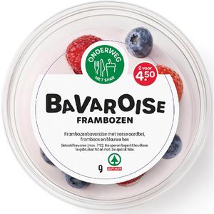 Spar frambozenbavaroise roodfruit