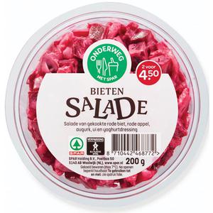 Spar salade rode bieten