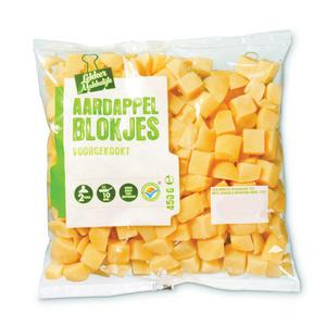 Lekkermakkelijk aardappel blokjes