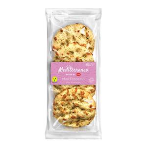 Mediterraneo focaccia mini mozzarella