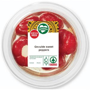 Spar sweet peppers gevuld