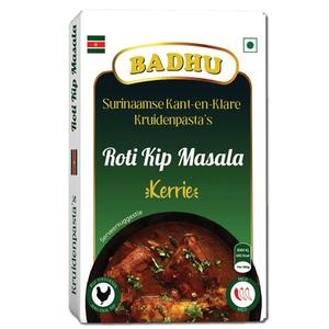 Badhu roti kip masala