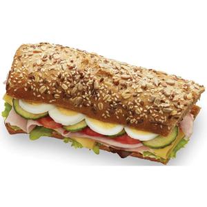 Spar baguette meergranen gezond ham