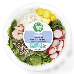 Spar lunchsalade saladebowl garnalen