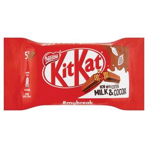 Kit Kat Chocolade 5 pack, 4 fingers