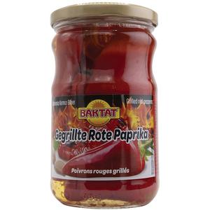 Baktat gegrilde rode paprika