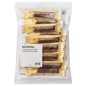 IKEA BELONING Melkchocoladereep, haver en toffee