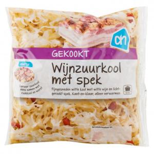 AH Gekookte wijnzuurkool met spek