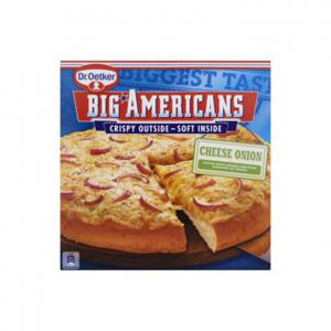 Dr. Oetker Big Americans pizza cheese onion