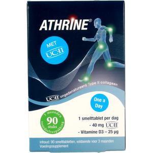 Athrine smelttabletten uc ii en vitamine d 90st