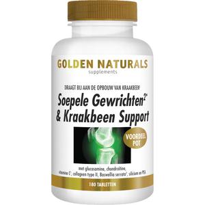 Golden Naturals Soepele Gewrichten & Kraakbeen Support tbl