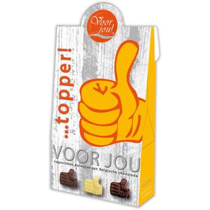 Voor Jou Chocolade topper duimpjes