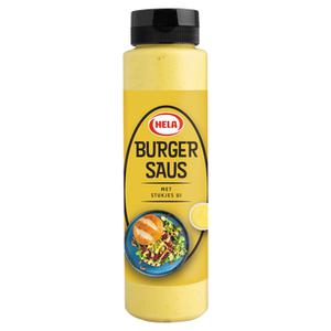 Hela Burgersaus met Stukjes Ui