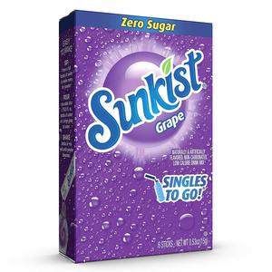 Sunkist Grape Singles To Go 6-pack 15g