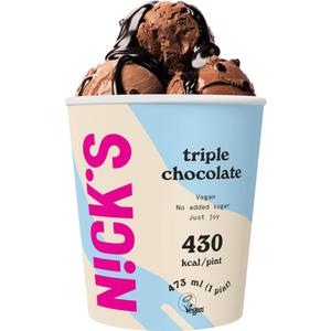 Nick's Icecream vegan tripple chocolate