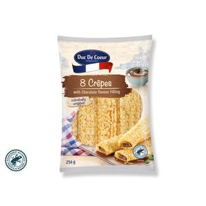 Duc De Coeur Crepes met chocoladevulling