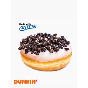 Dunkin Donut White chocolate Oreo