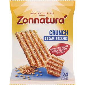 Zonnatura Crunch sesam repen 3-pack