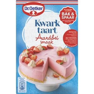 Dr. Oetker Kwarktaart aardbeismaak bakmix