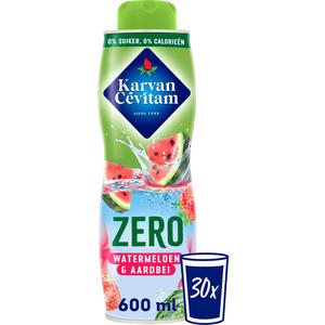 Karvan Cevitam Zero watermeloen & aardbei siroop