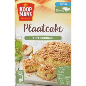 Koopmans Plaatcake appelkruimel