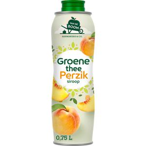 Van de Boom Groene thee perzik siroop