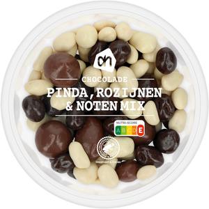 AH Chocolade pinda, rozijnen & noten mix