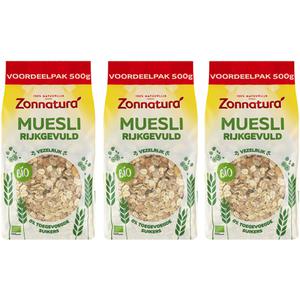 Zonnatura Muesli Rijkgevuld voordeelpakket