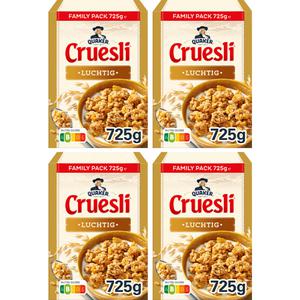 4 x Quaker Cruesli luchtig voordeelpak